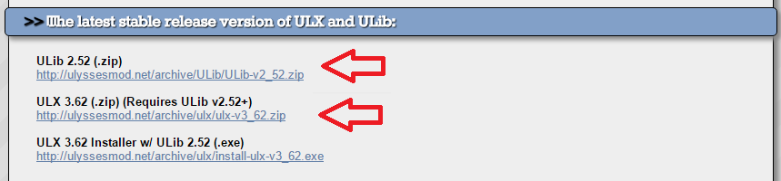 ULX1 Disse to filer skal downloades.