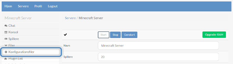 Aktiver whitelist på din Minecraft server hos Nice-Hosting.dk