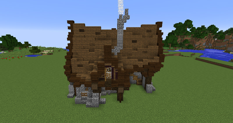 Et minecraft Hus - Nice-Hosting